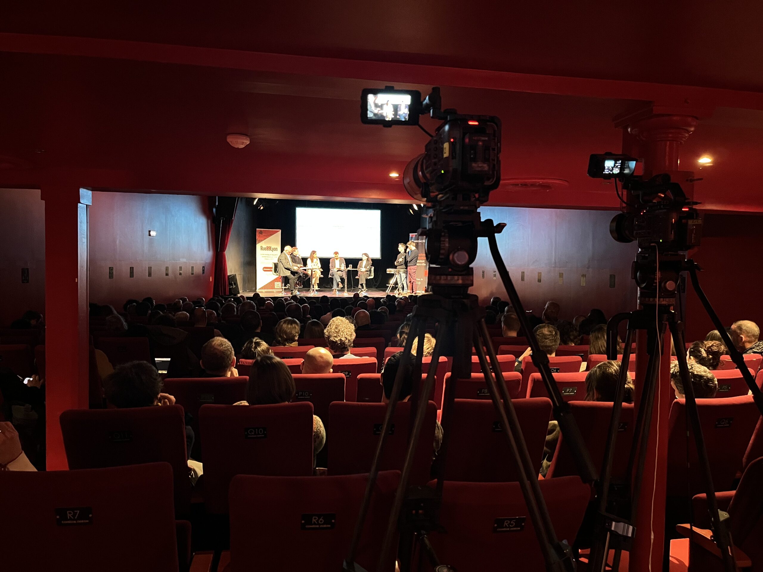 Captation vidéo : débat pour les municipales à Lyon